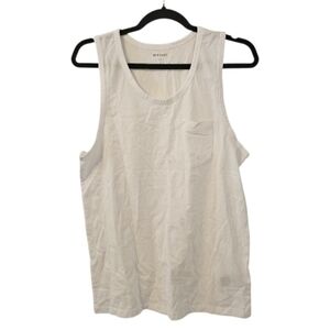 White Old Navy Men's Soft Wash Pocket Tank Top